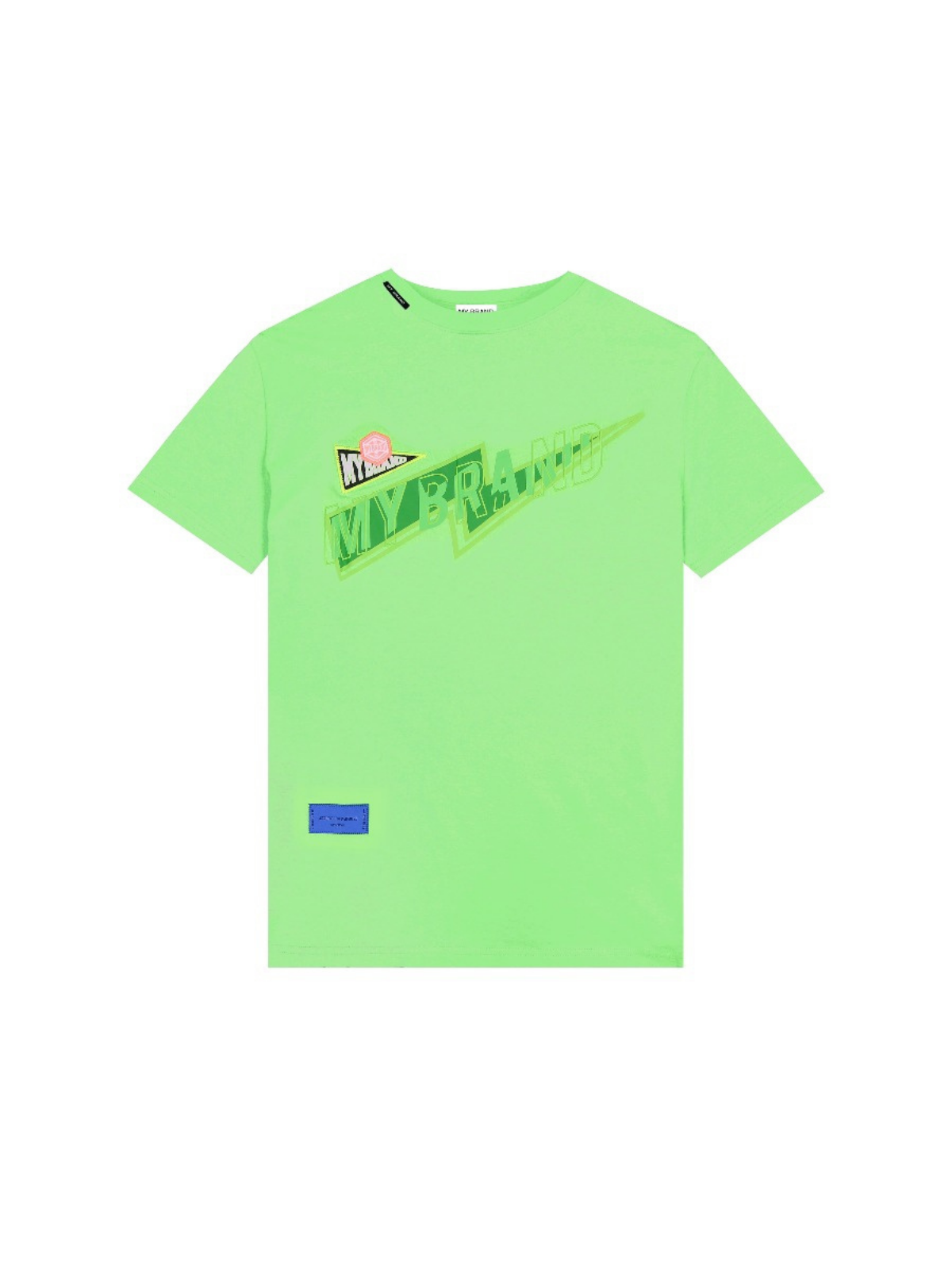 MYBRAND LIGHTNING T-SHIRT | NEON GREEN