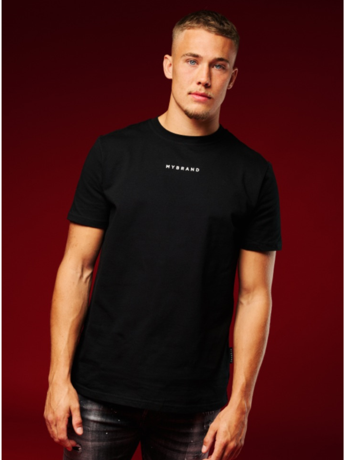 MY BRAND BACK TEXT T-SHIRT BLACK | BLACK – My Brand Online BV