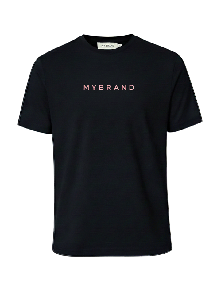 MY BRAND BACK TEXT T-SHIRT NAVY | NAVY