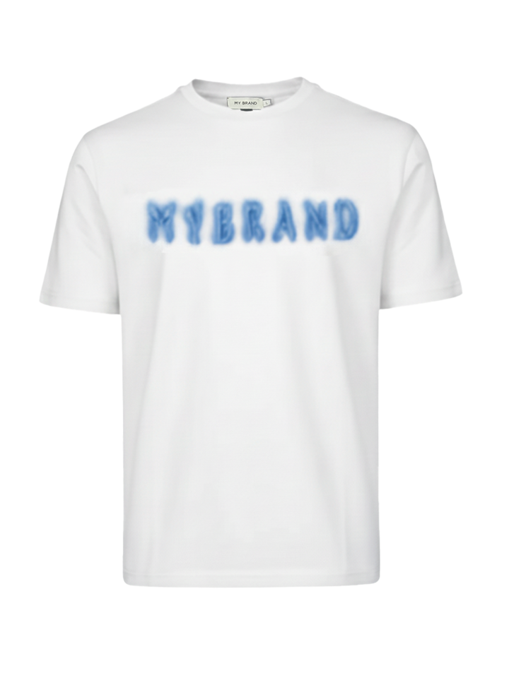 MY BRAND SKELETED EMBROIDERY T-SHIRT | WHITE