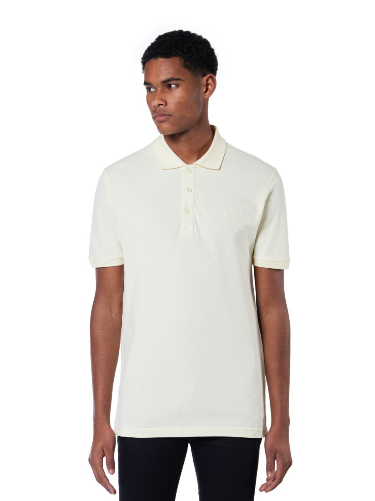 MY BRAND SQUARE BADGE POLO | LIGHT TAUPE