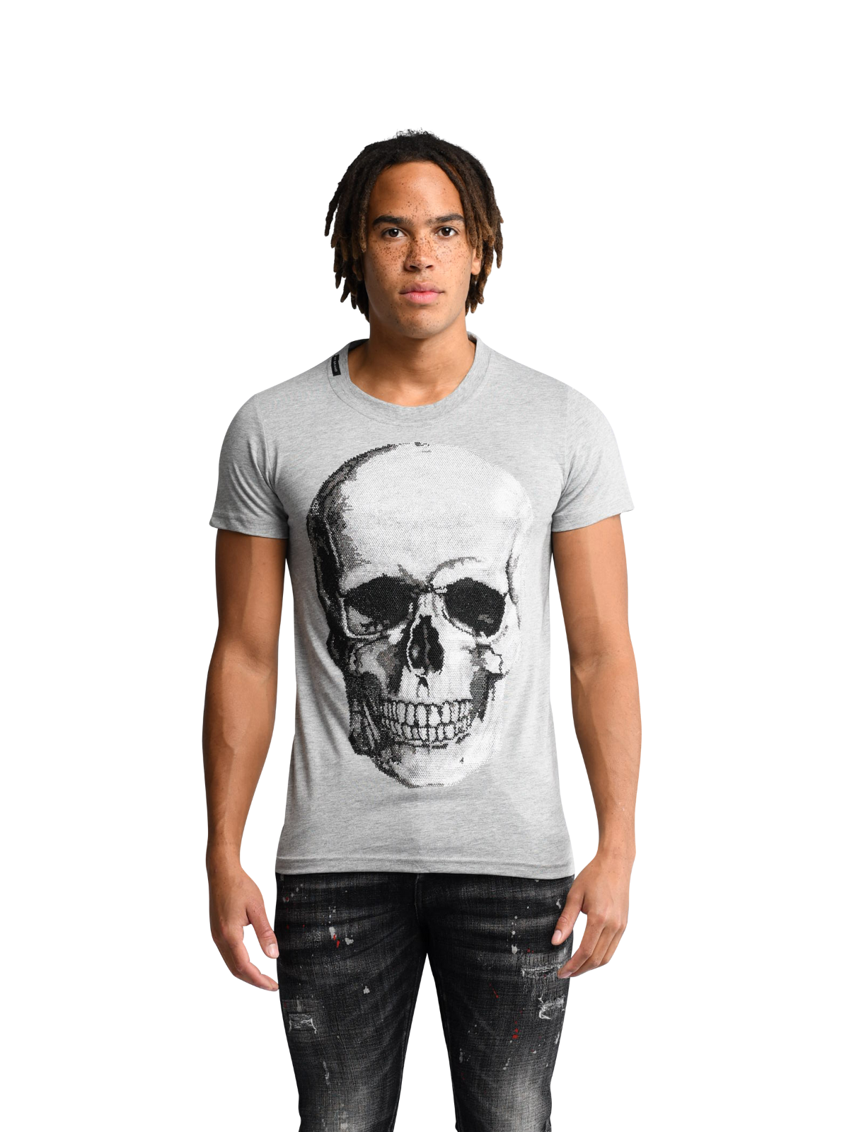 Original Skull T-Shirt Grey | GREY