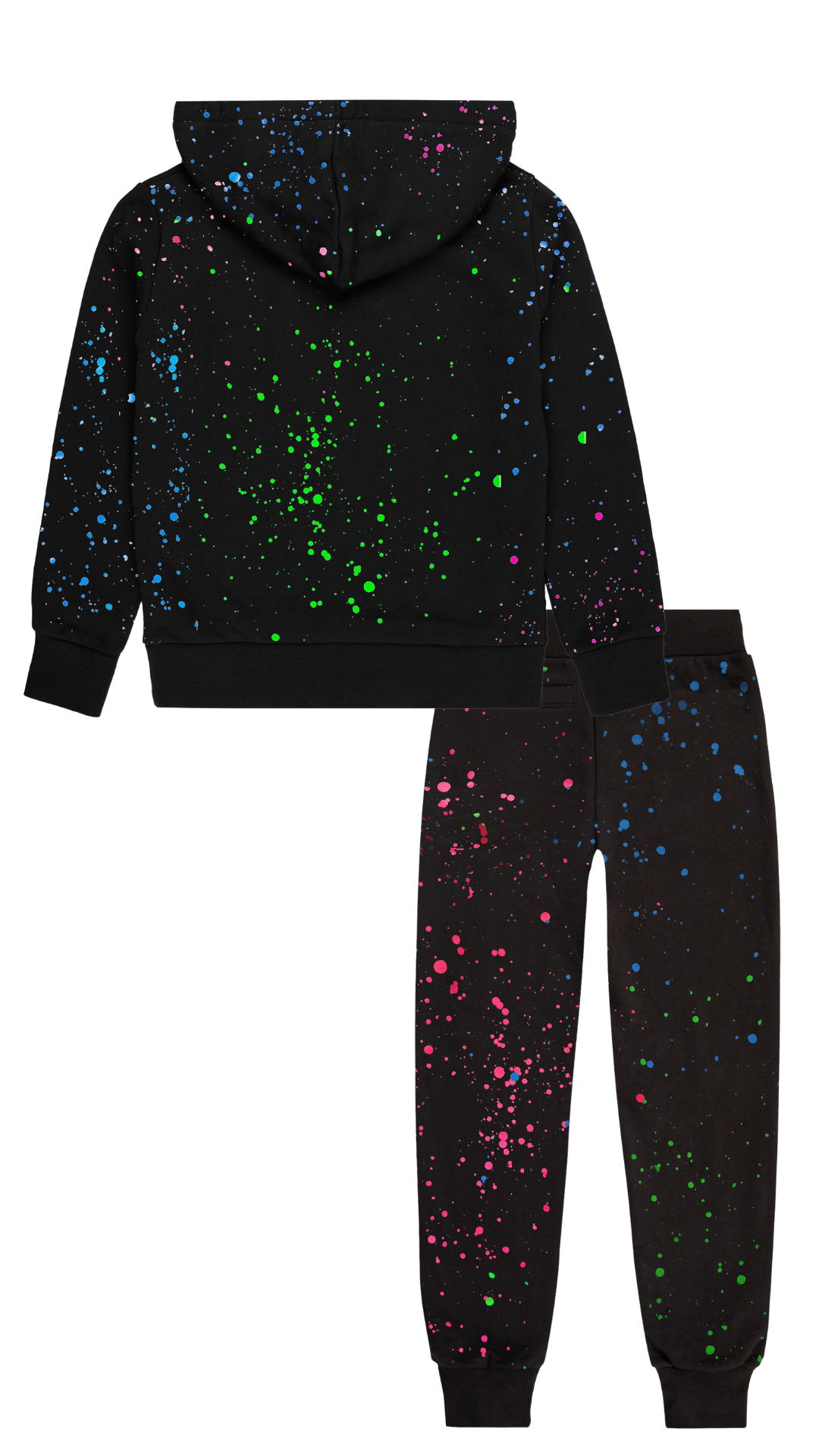 NEON PAINT CAPSULE JOGGIN | BLACK