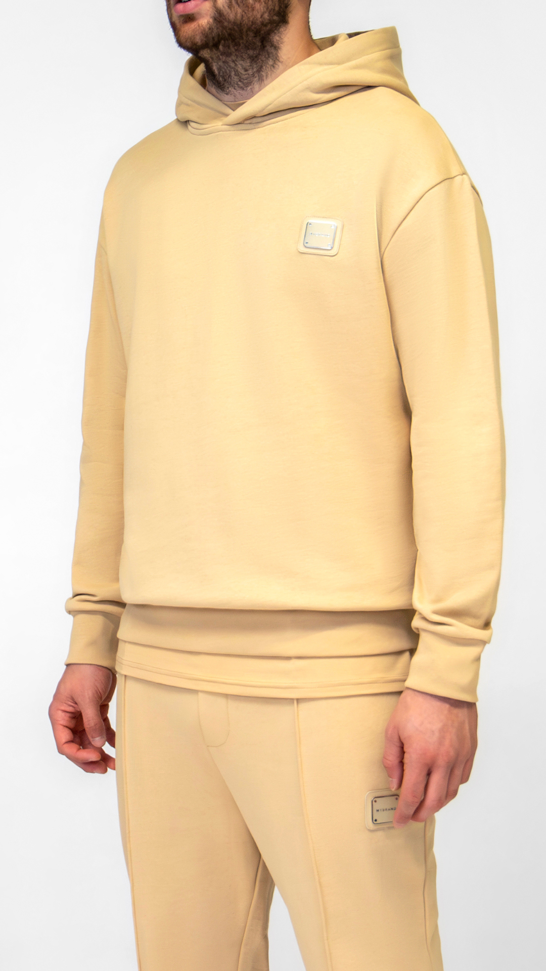 MB ESSENTIALS HOODIE | BEIGE