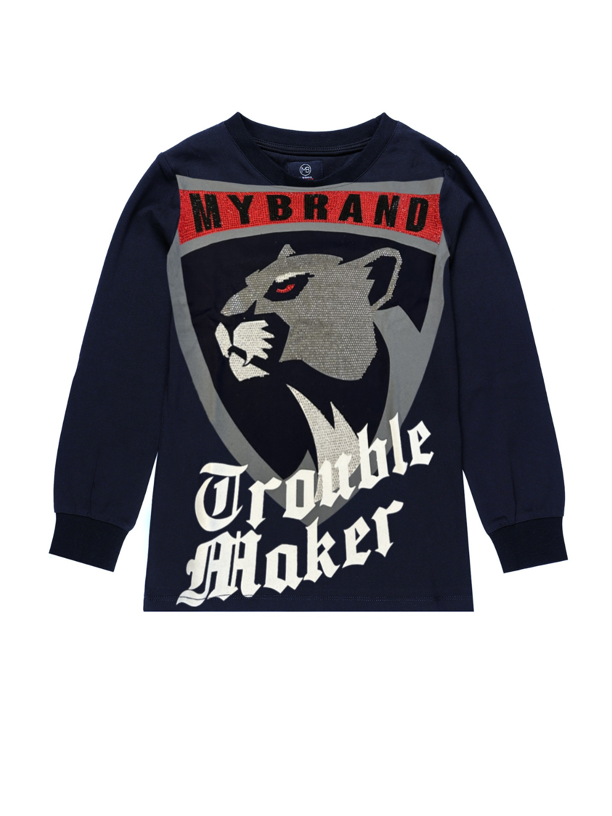 Panther Trouble Longsleeve | NAVY