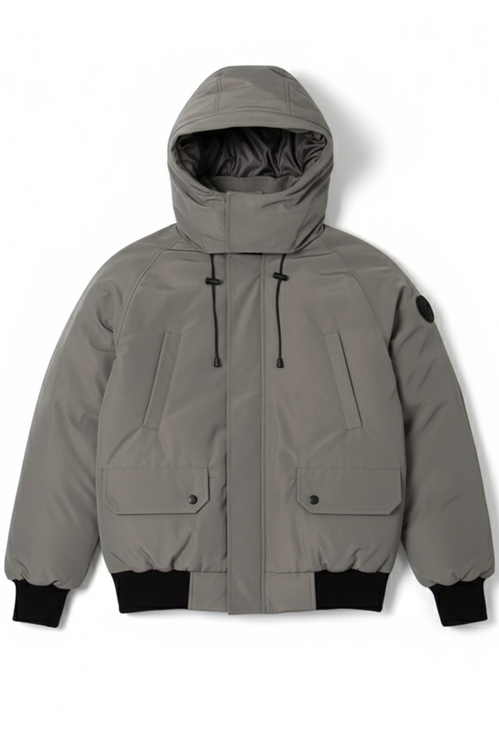 PERCA SHORT JACKET GREY | GREY