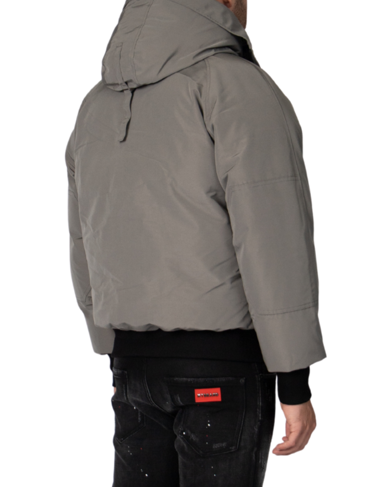 PERCA SHORT JACKET GREY | GREY