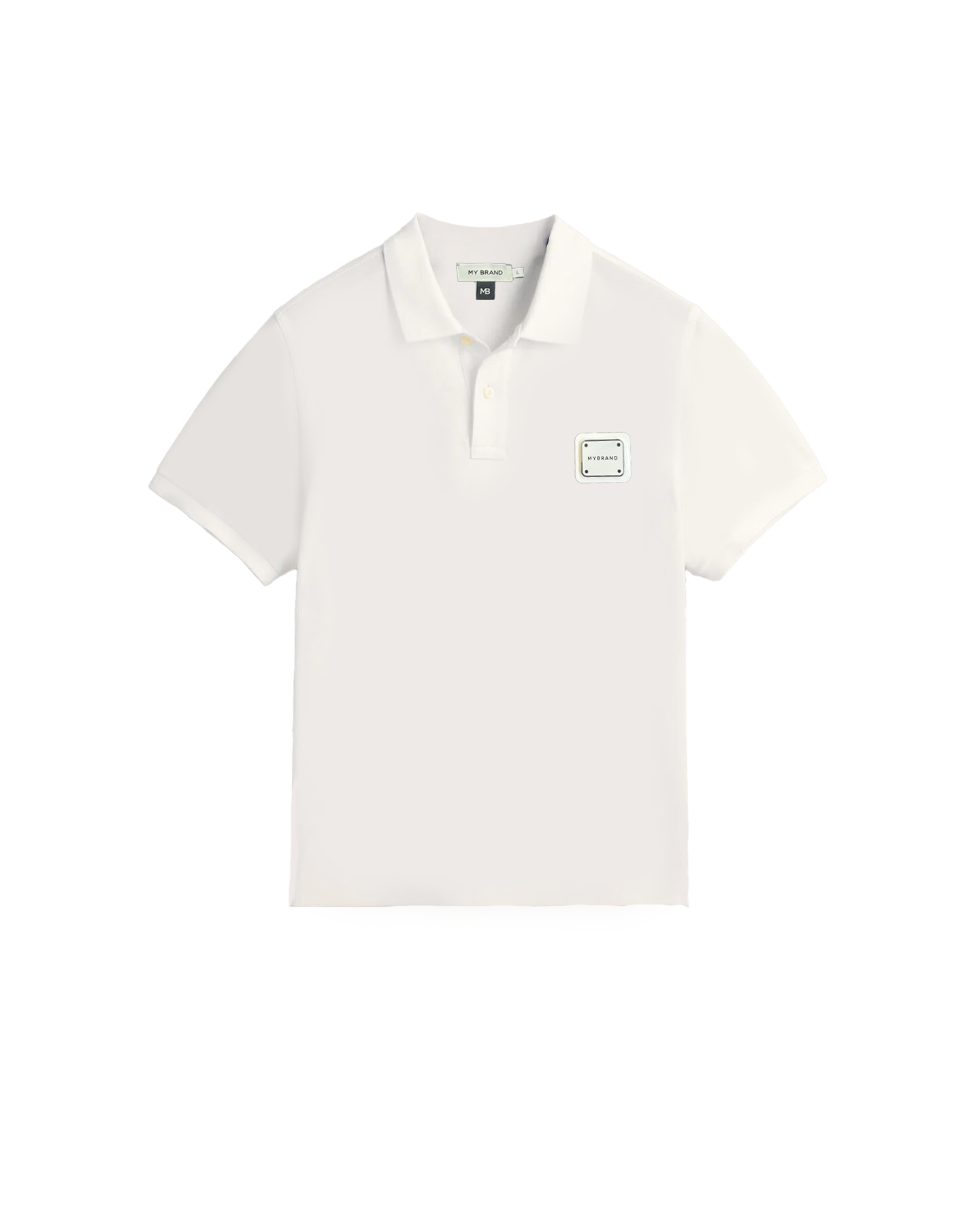 PIQUE POLO WHITE | WHITE