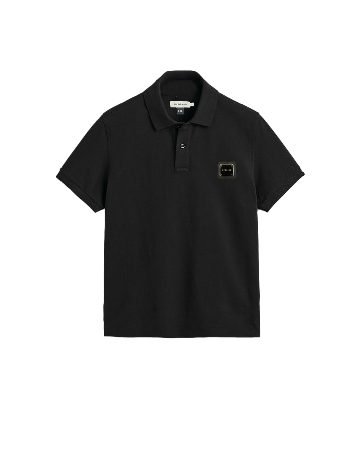 PIQUE POLO BLACK | BLACK