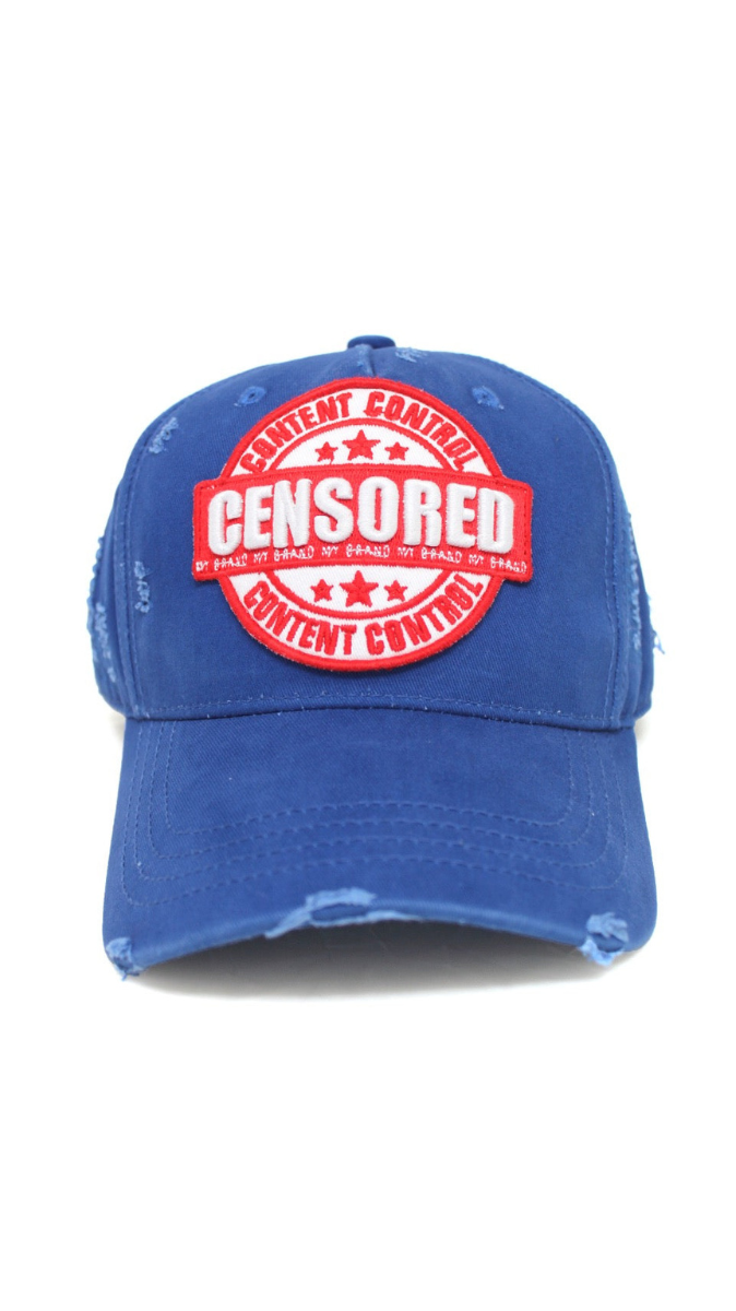 Censored Cap Blue