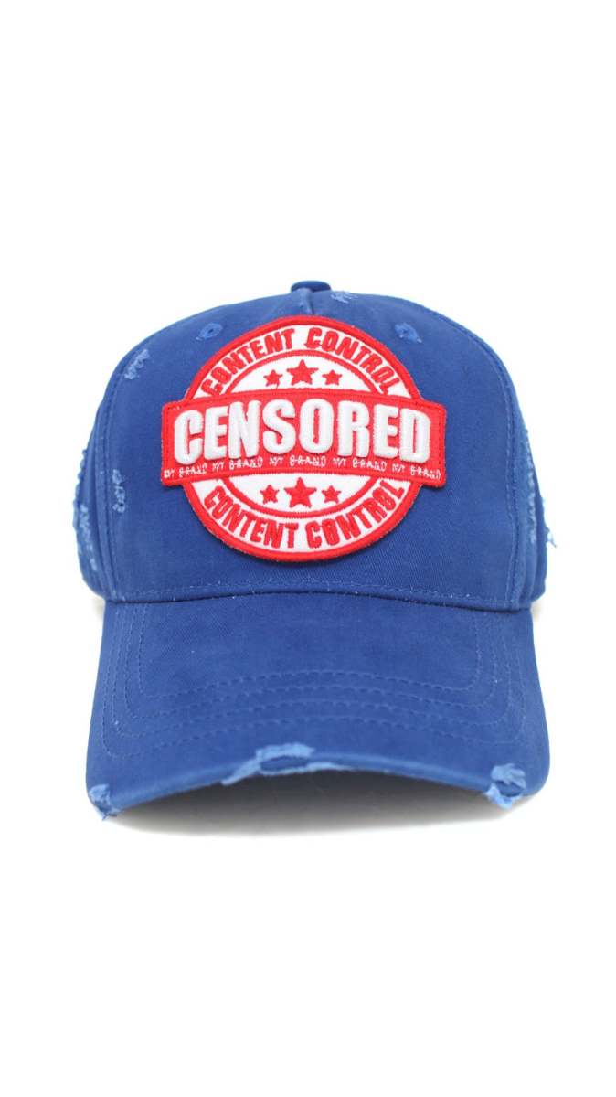 Gorra censurada | AZUL KOBALT