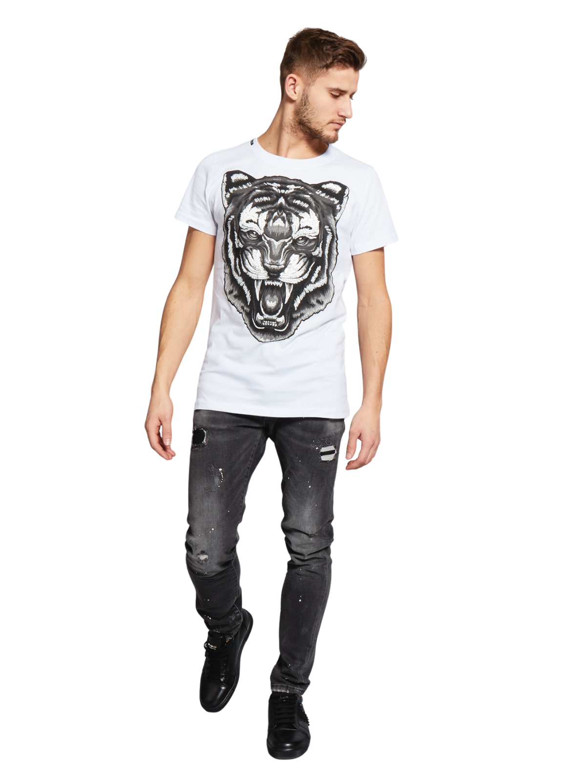 Scream Tiger T-Shirt | WHITE