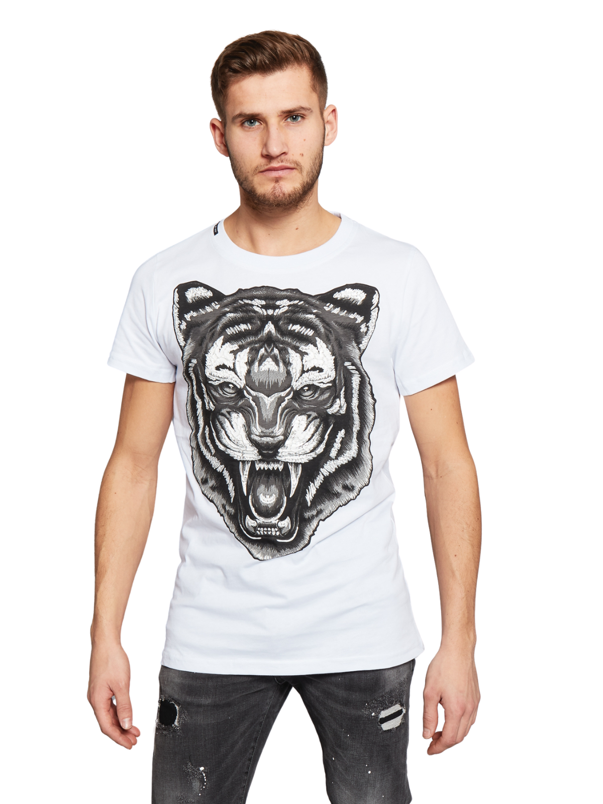 Scream Tiger T-Shirt | WHITE