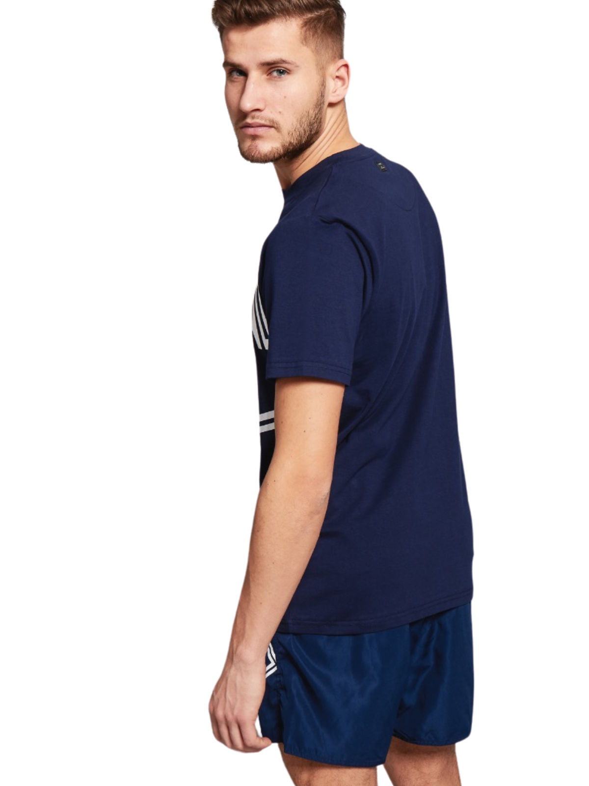 SKEW LOGO T-SHIRT | NAVY