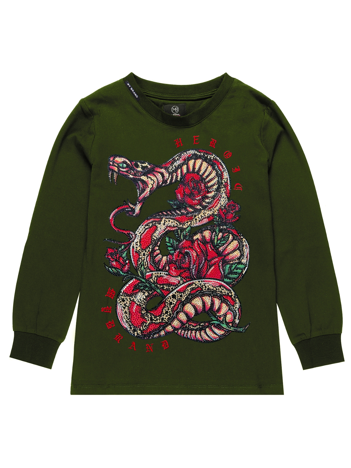 SNAKE HEROES SWEATER | ARMY