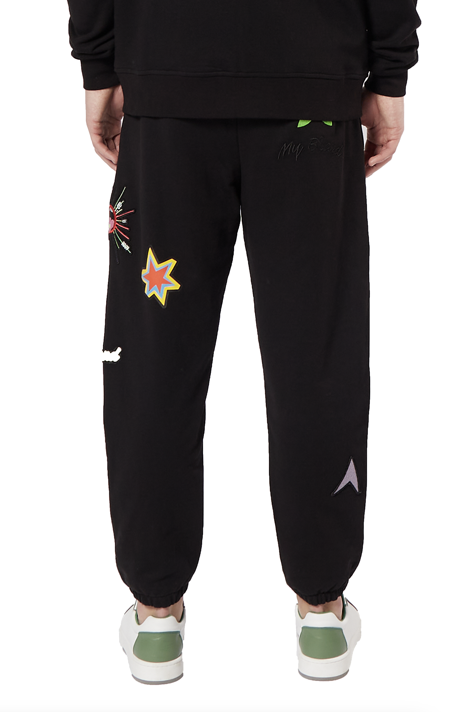 Pantalón deportivo MB FUNKY PATCHES | NEGRO