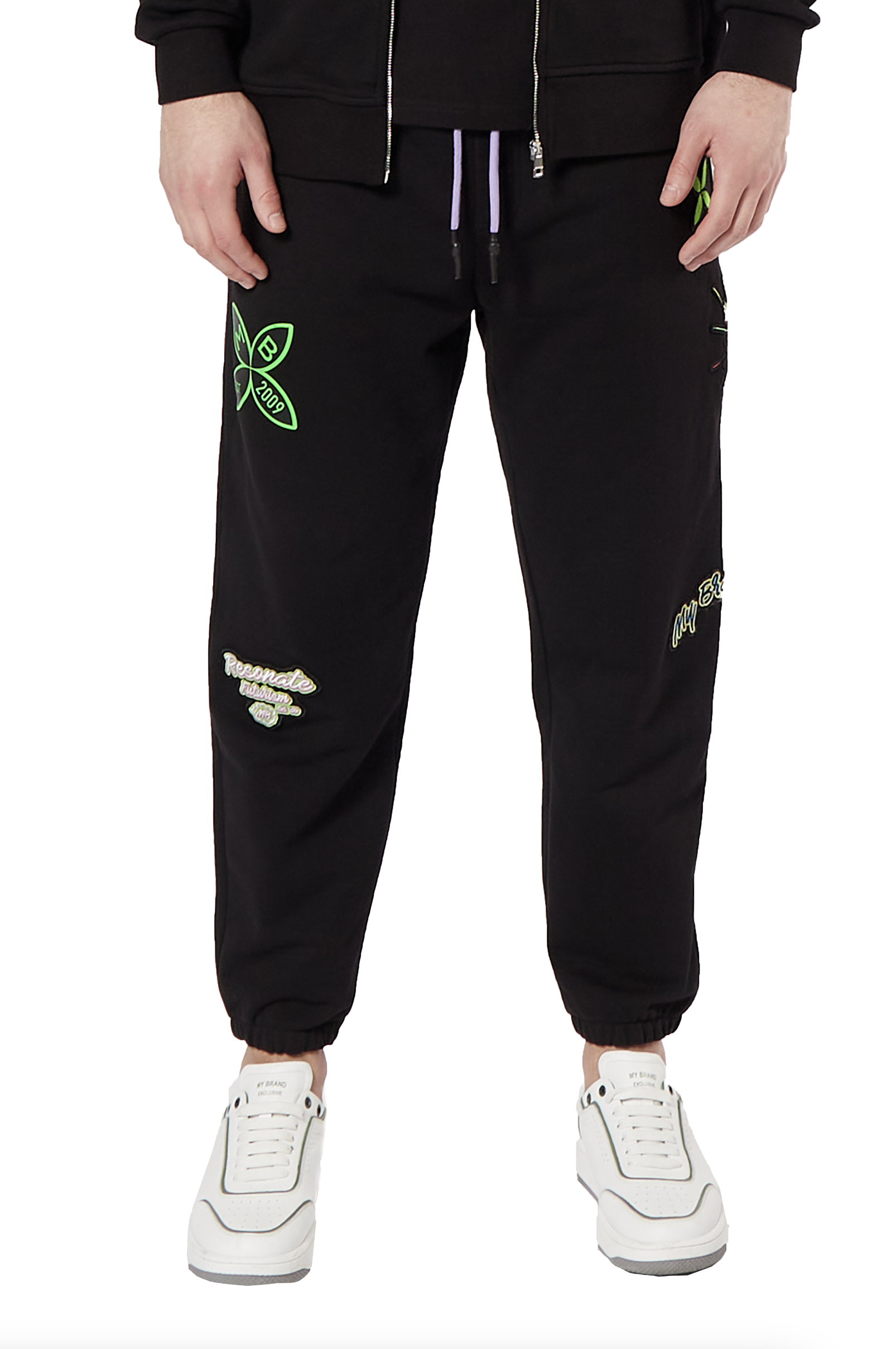 Pantalón deportivo MB FUNKY PATCHES | NEGRO