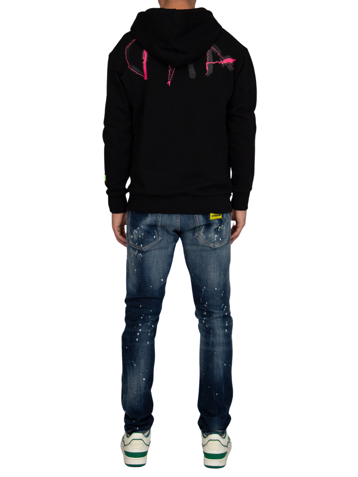 MYBRAND Signature Scribble Hoodie | BLACK