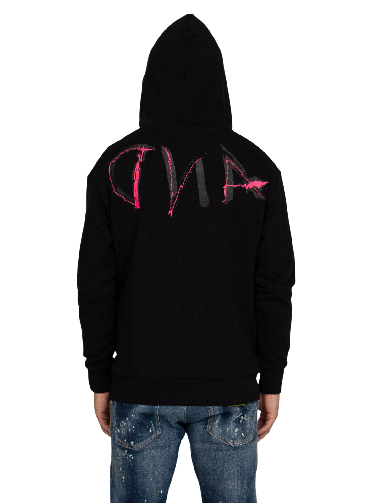 MYBRAND Signature Scribble Hoodie | BLACK