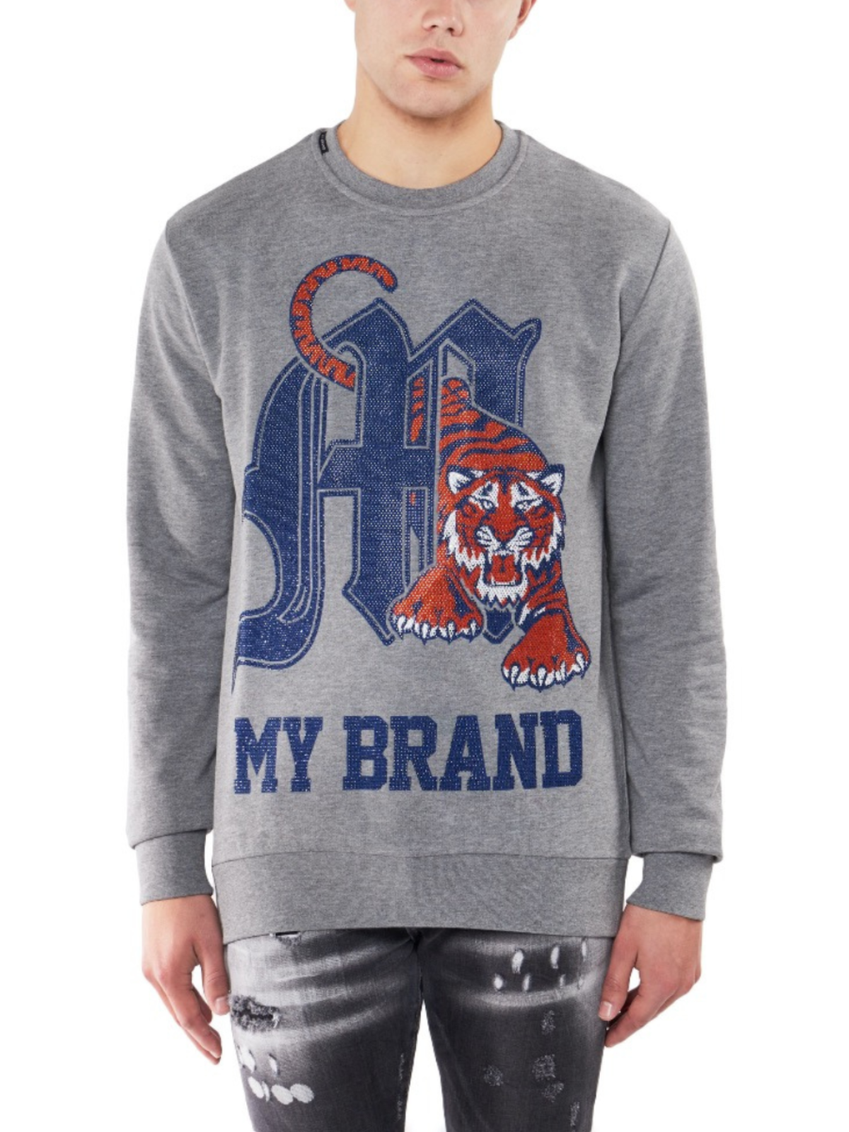 Tiger Sports Sweater | GREY