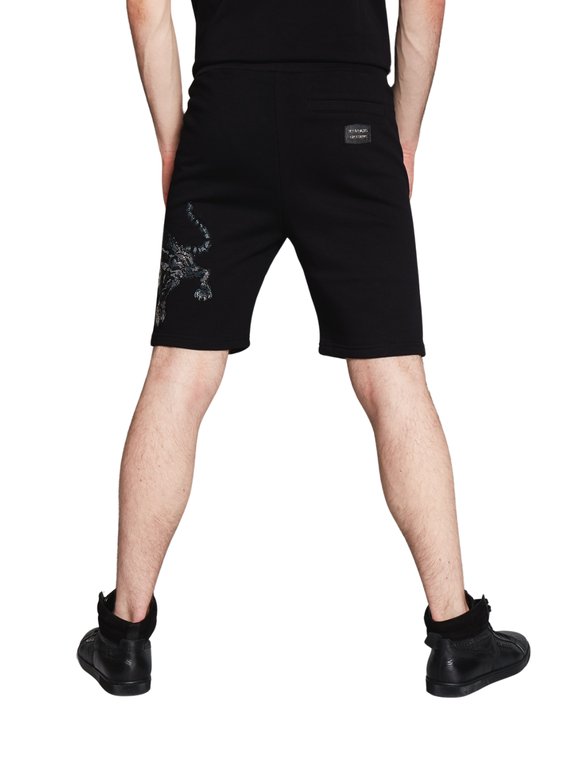 TIGER STONES SHORT PANT | BLACK