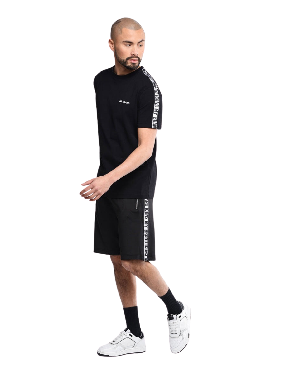 Track Short Icons Black | BLACK