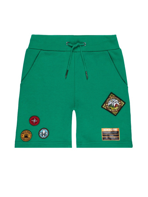 TROPICAL BADGE SHORT | GREEN