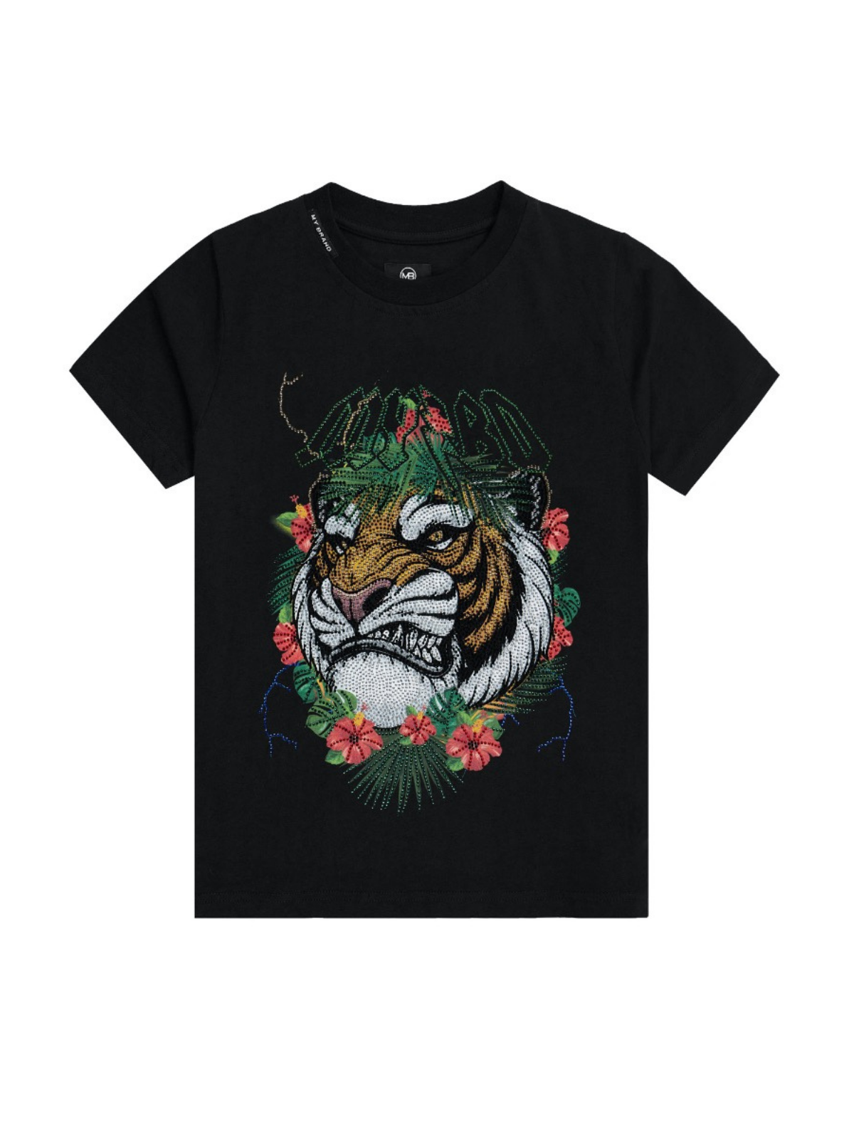 TROPICAL TIGER T-SHIRT | BLACK