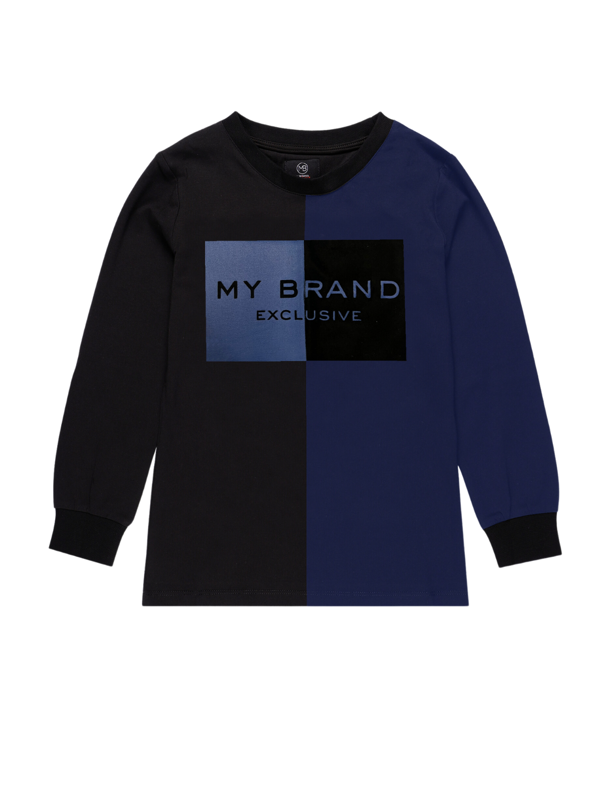 Two Sides Longsleeve | BLACK