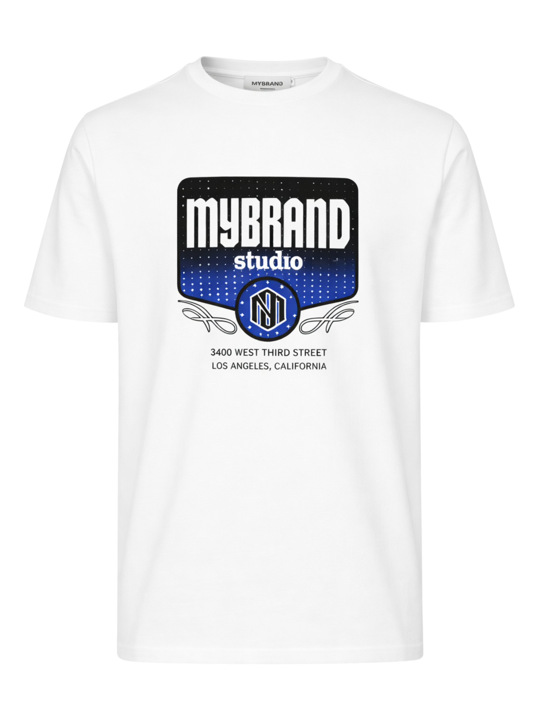 MY BRAND STUDIO URBAN STREETWEAR T-SHIRT | WHITE