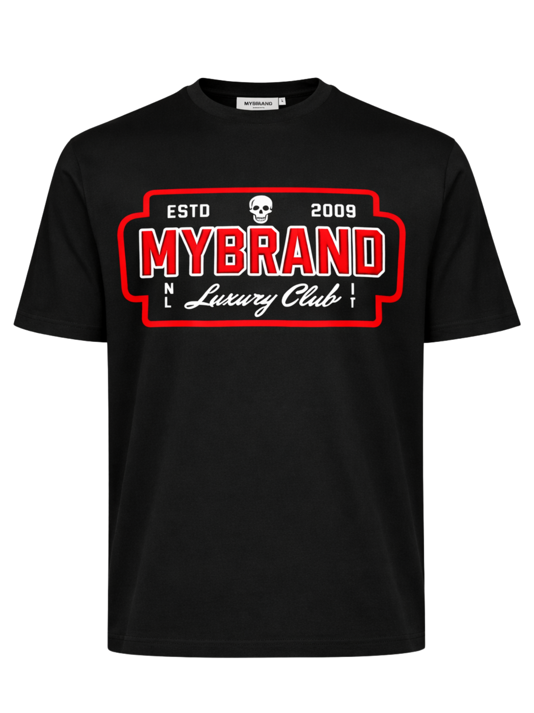 MYBRAND Skull Luxery Club | BLACK