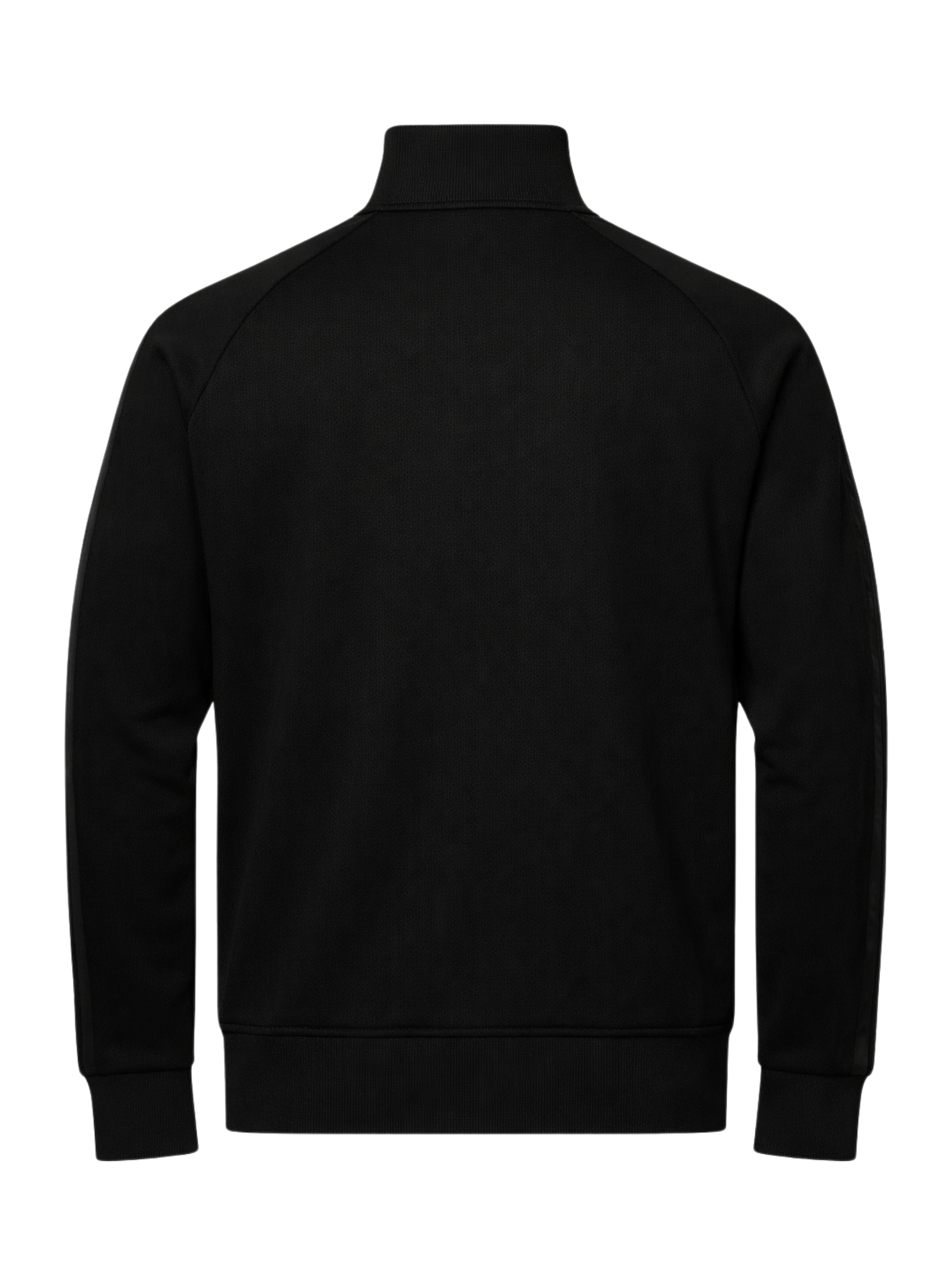 MB ESSENTIAL PIQUE BLACK TRACK JACKET | BLACK