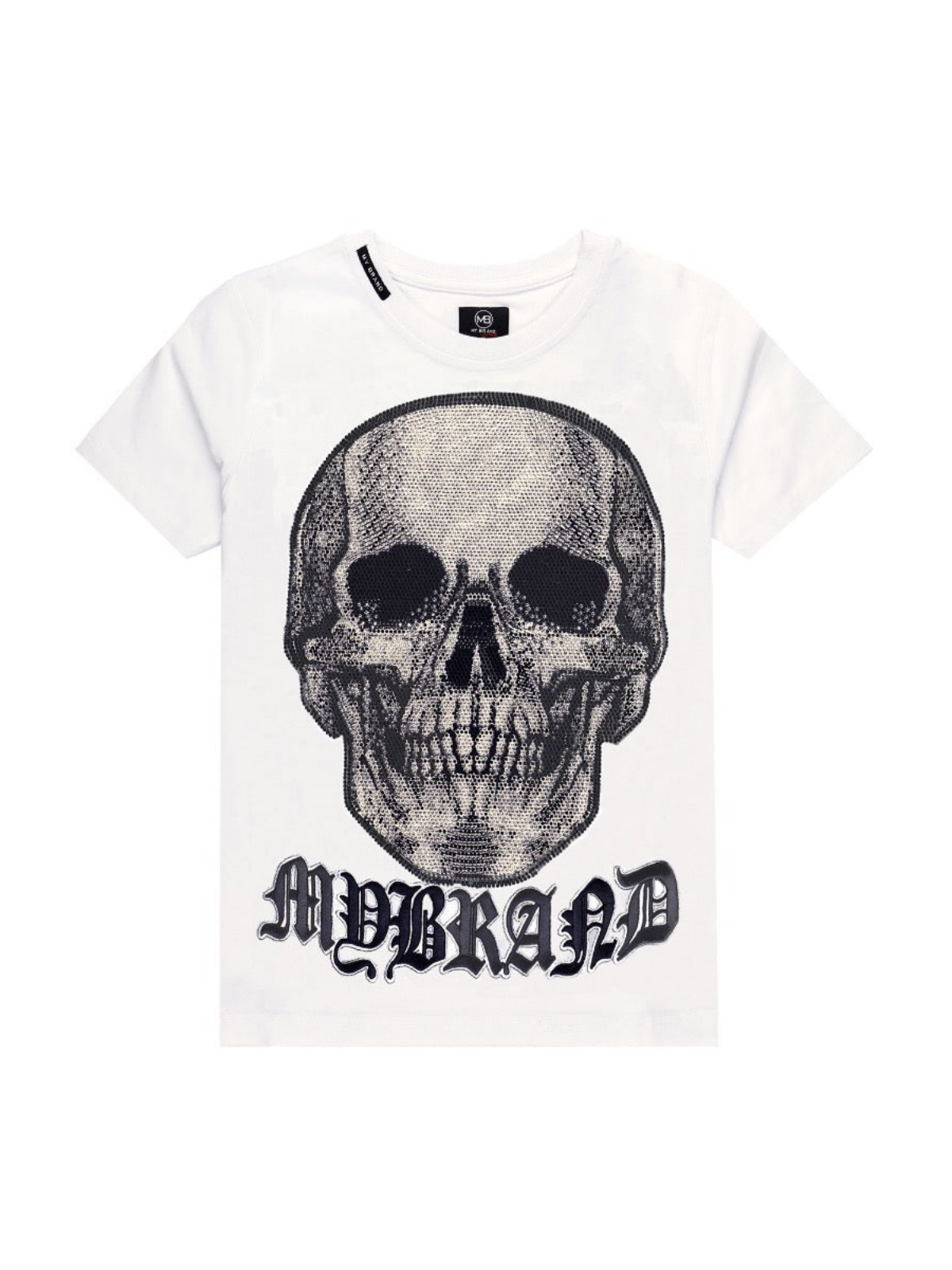 White Skull T-Shirt | WHITE