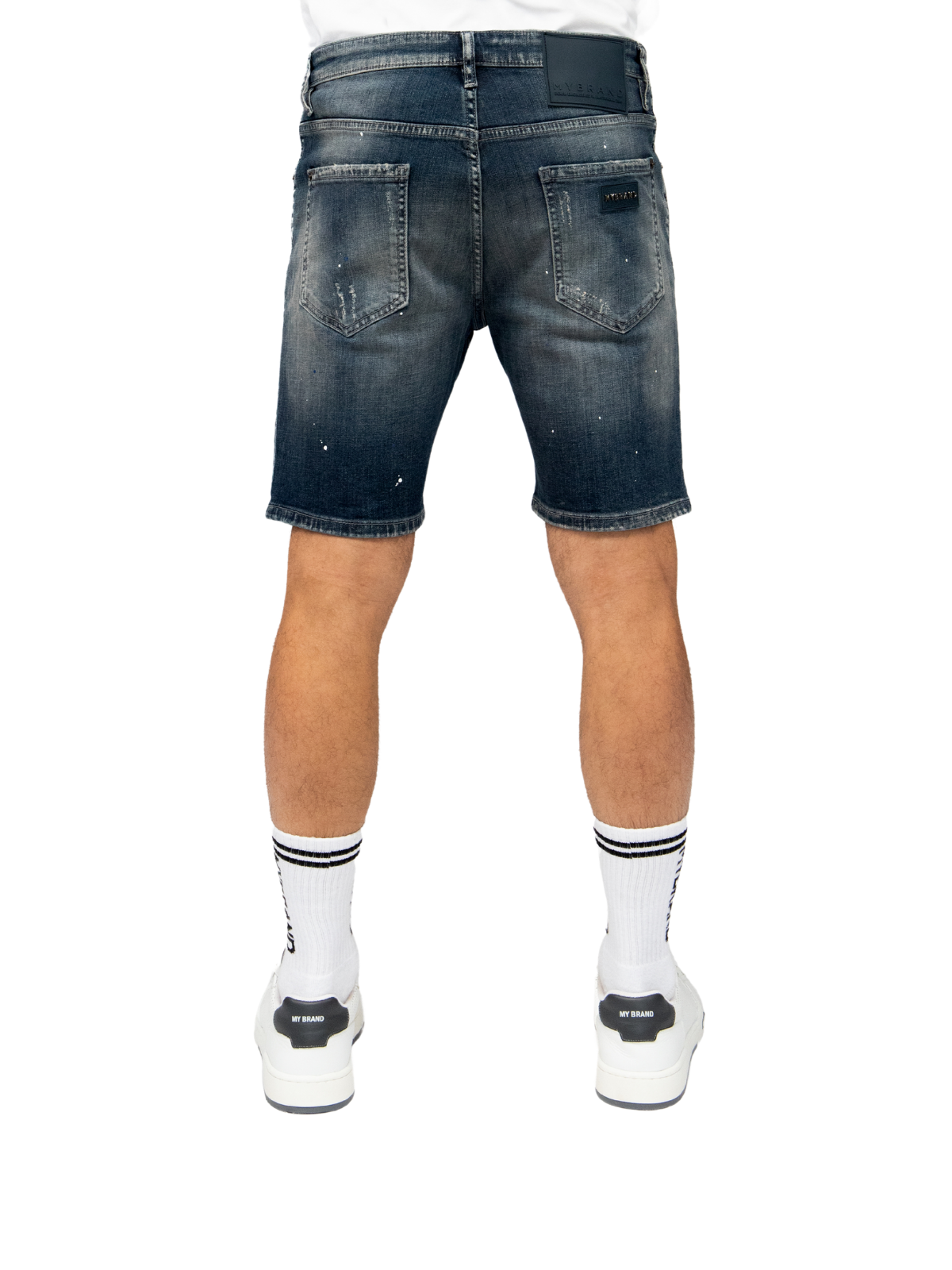 Washed Shredder Shorts | DENIM