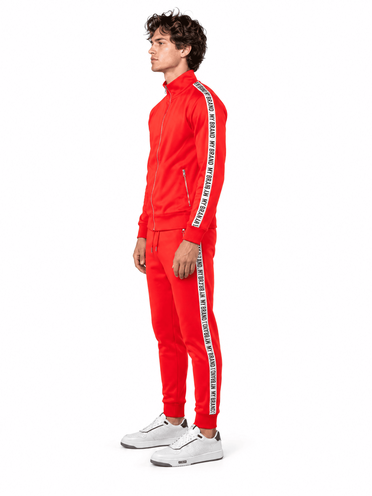 My Brand Tape Tracksuit | RED
