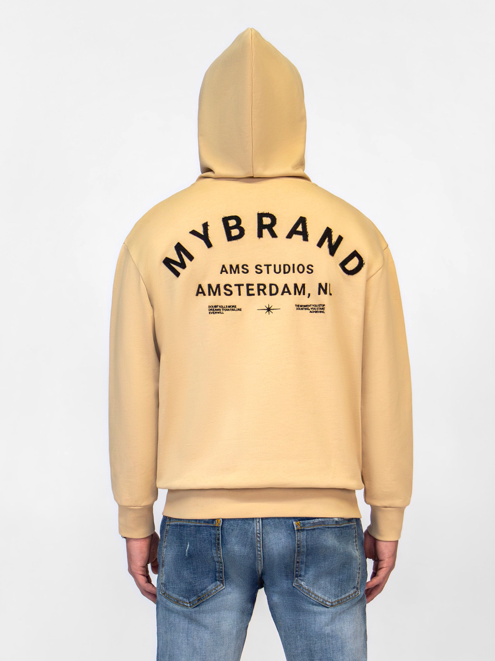 MYBRAND AMSTERDAM STUDIOS HOODIE | BEIGE
