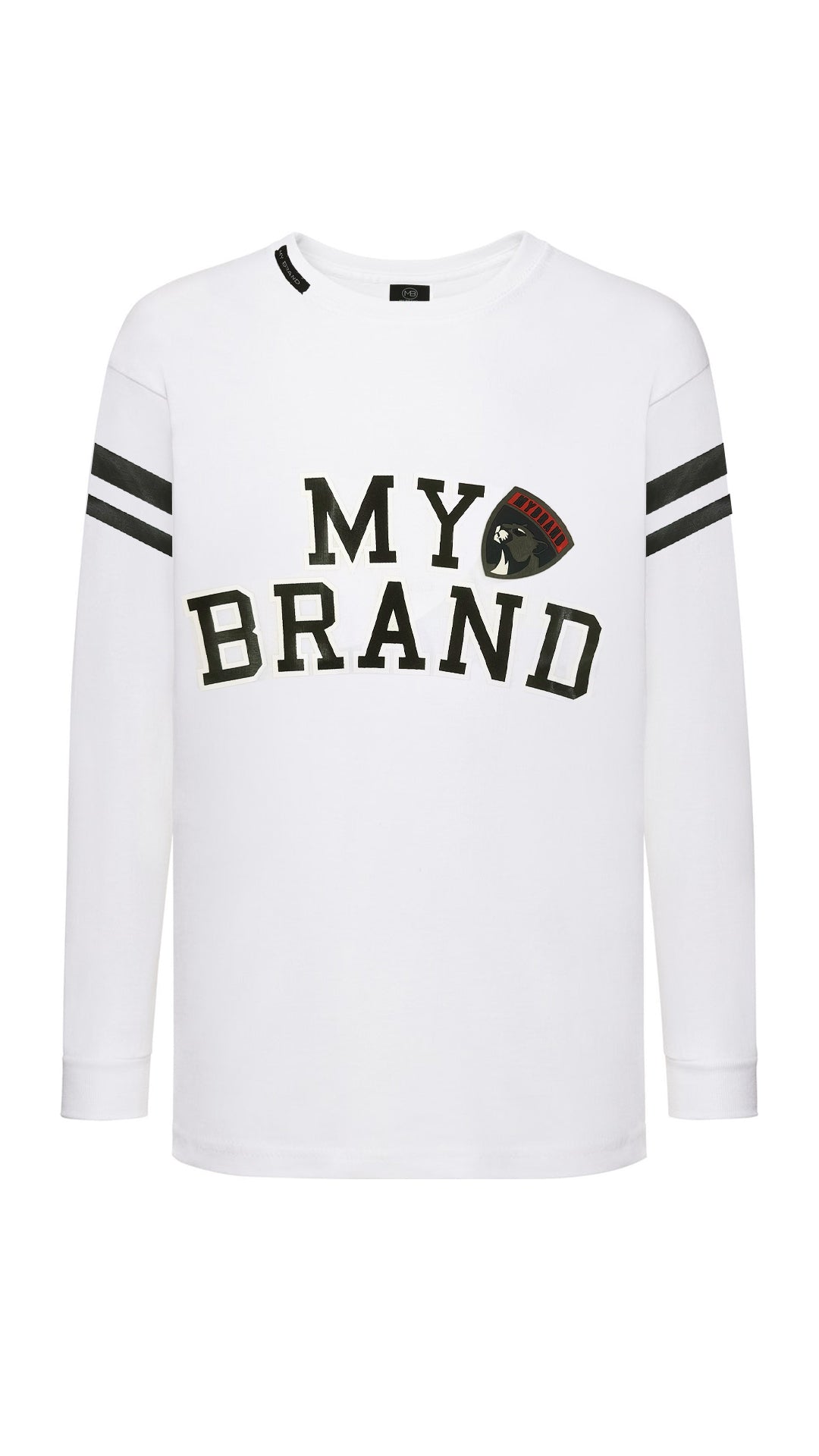 BASEBALL LOGO LONGSLEEVE | WHITE