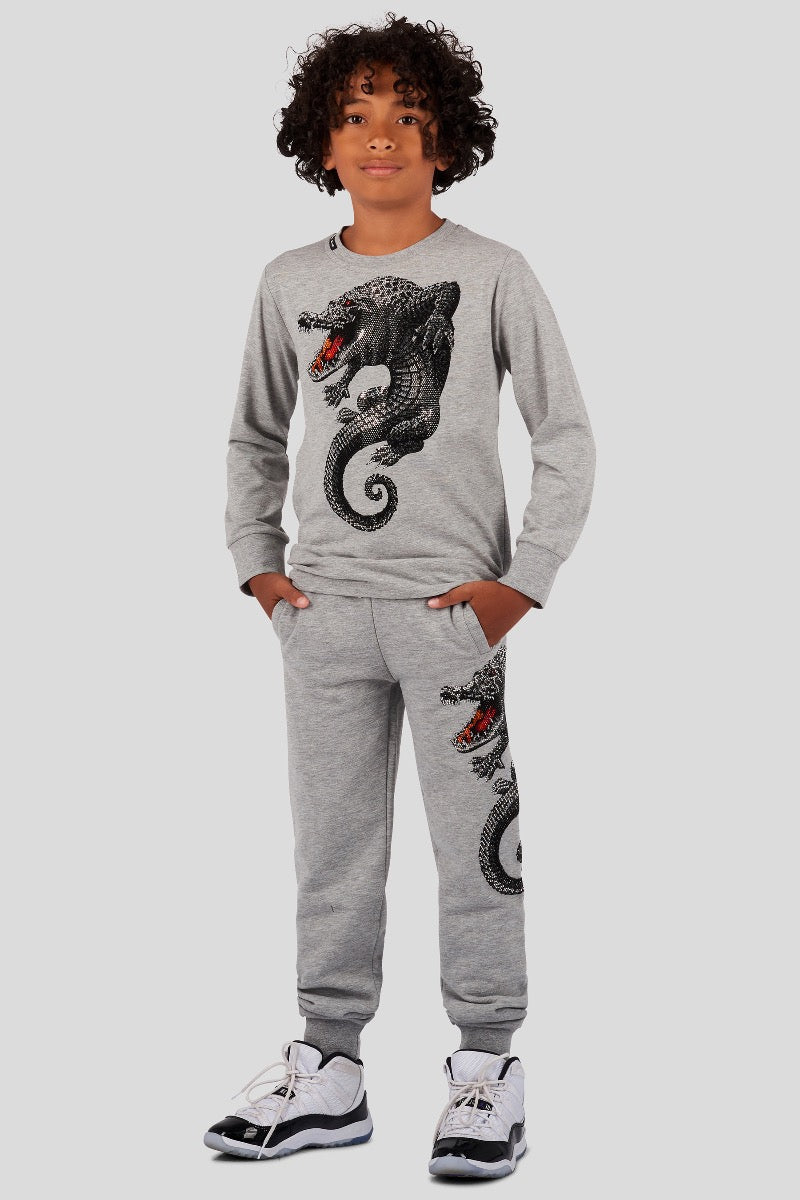 ALIGATOR JOGGINGPANTS B | GREY