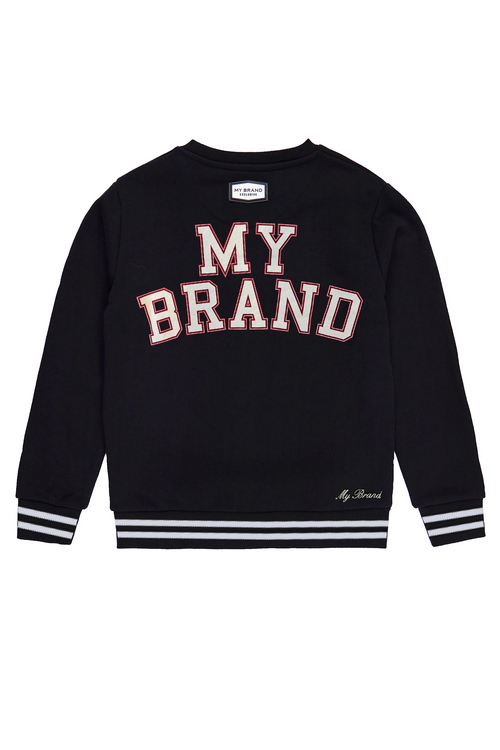 Panther Striped Sweater | BLACK