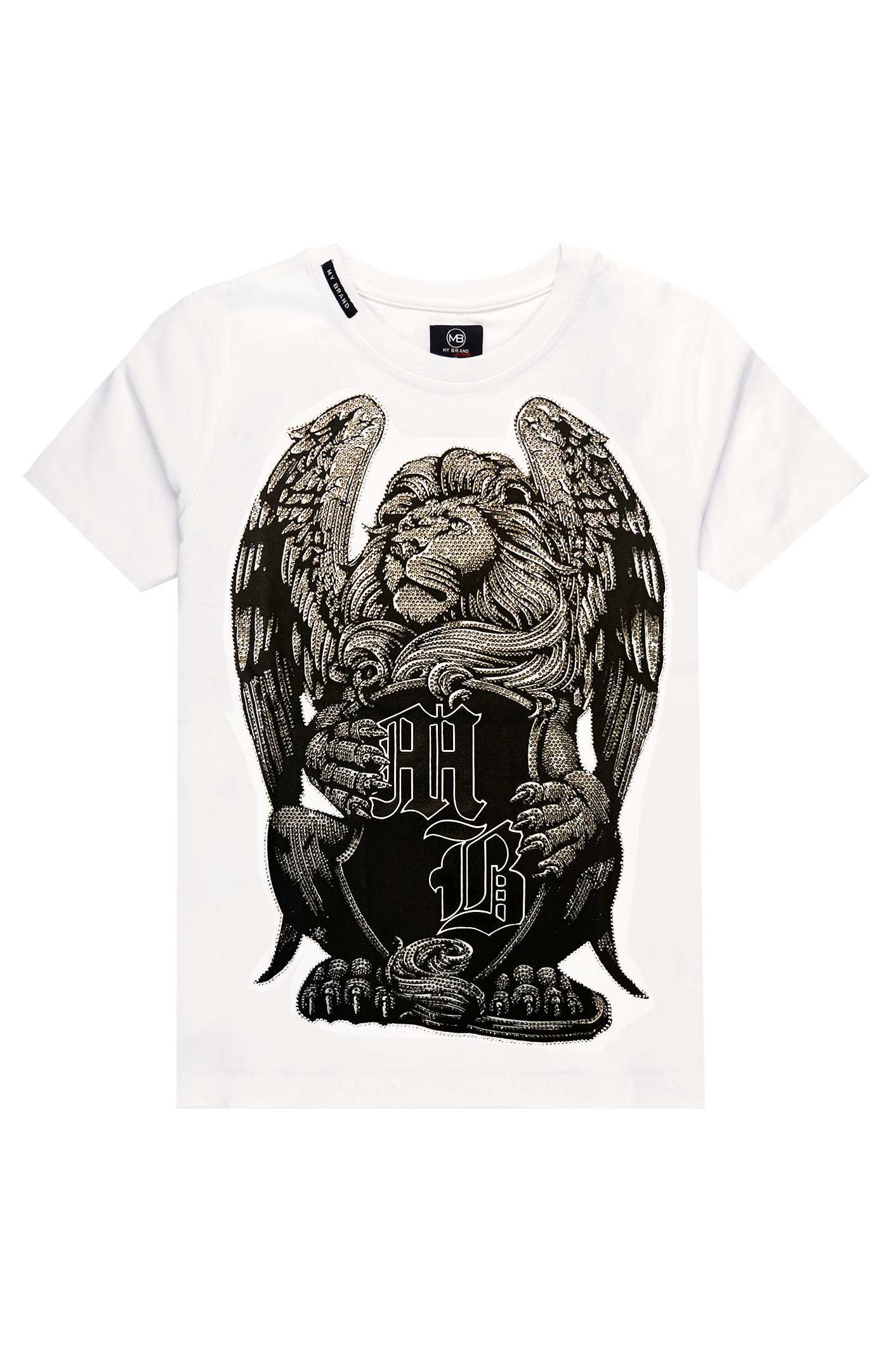 Lion Wings T-Shirt Black | WHITE