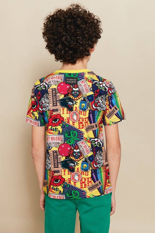 CARNIVAL ALL OVER PRINT T | MULTI COLOR