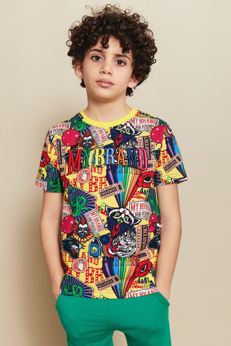 CARNIVAL ALL OVER PRINT T | MULTI COLOR