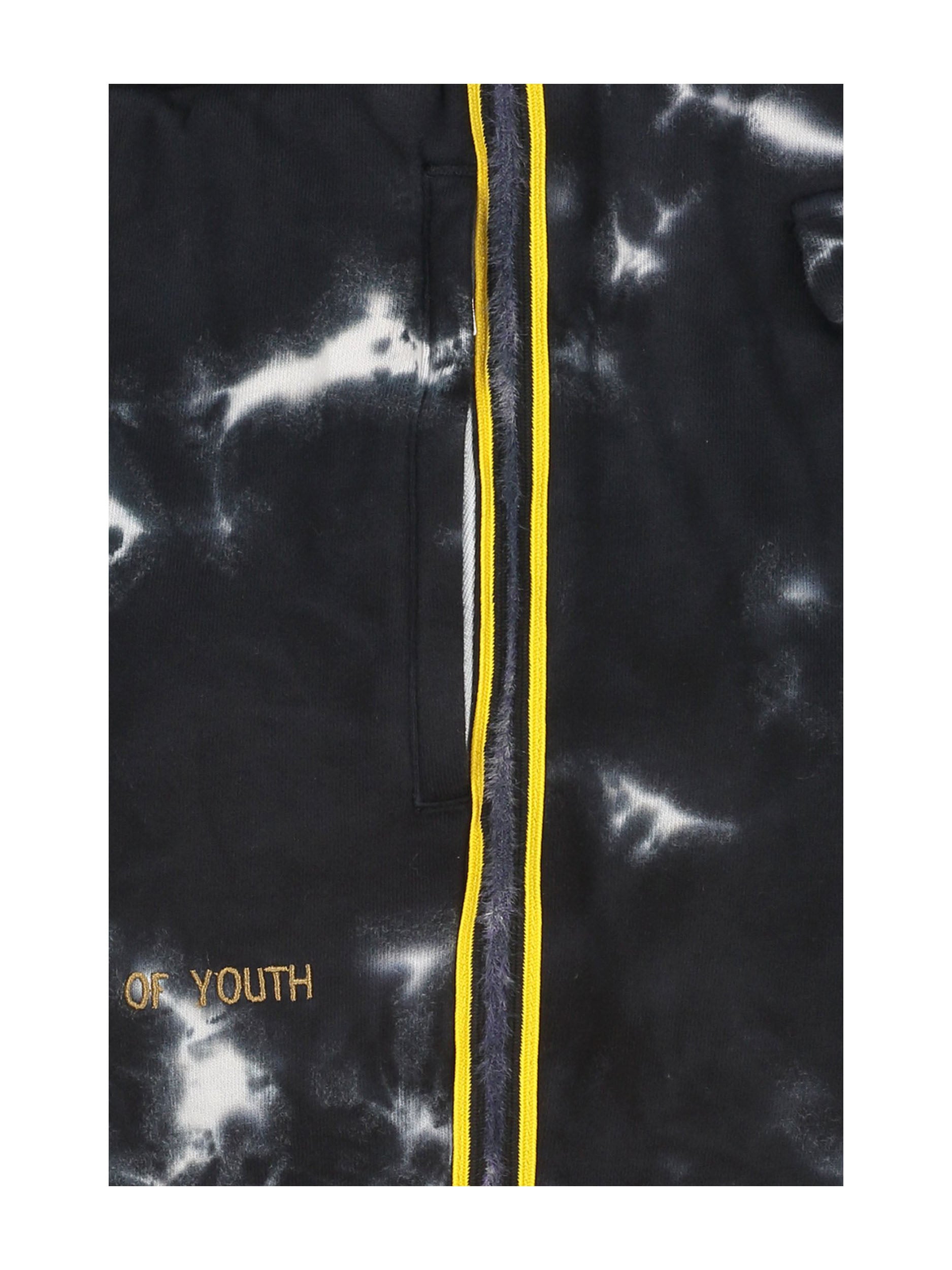 FOY TIE DYE PANT | BLACK - WHITE