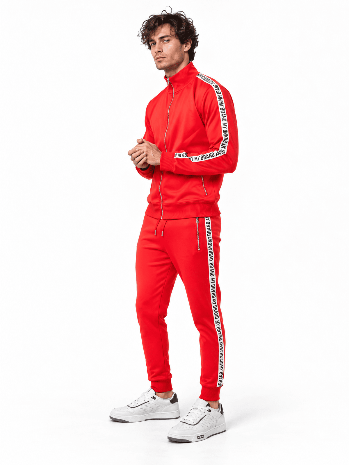 My Brand Tape Tracksuit | RED