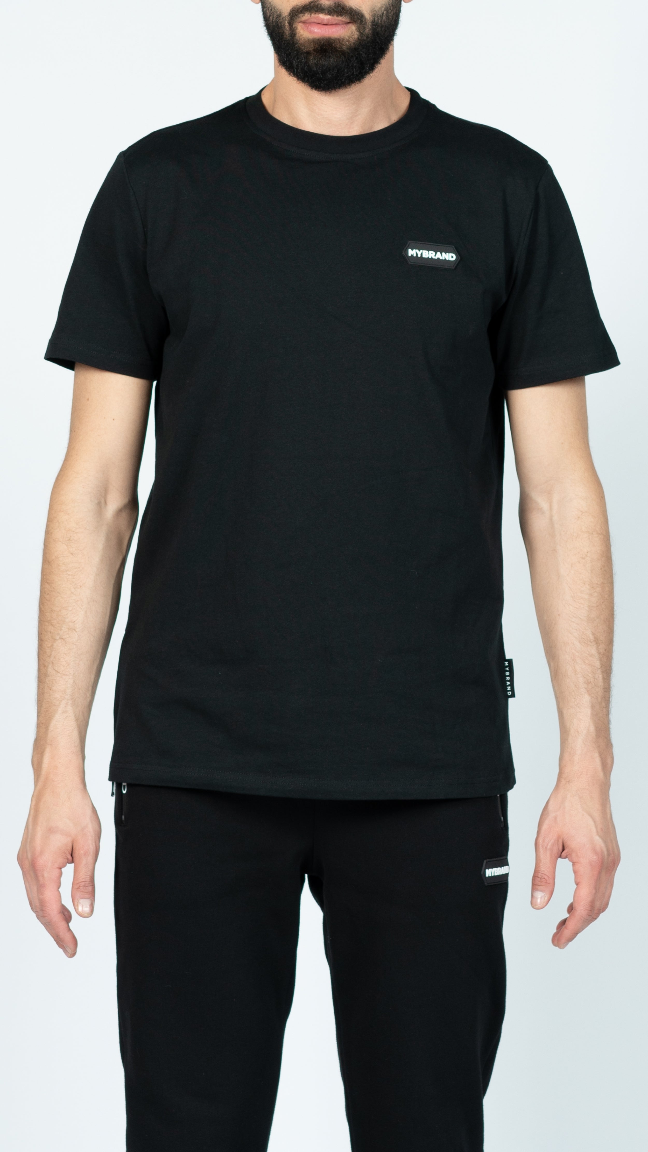 MB HEXAGON PATCH T-SHIRT BL | BLACK