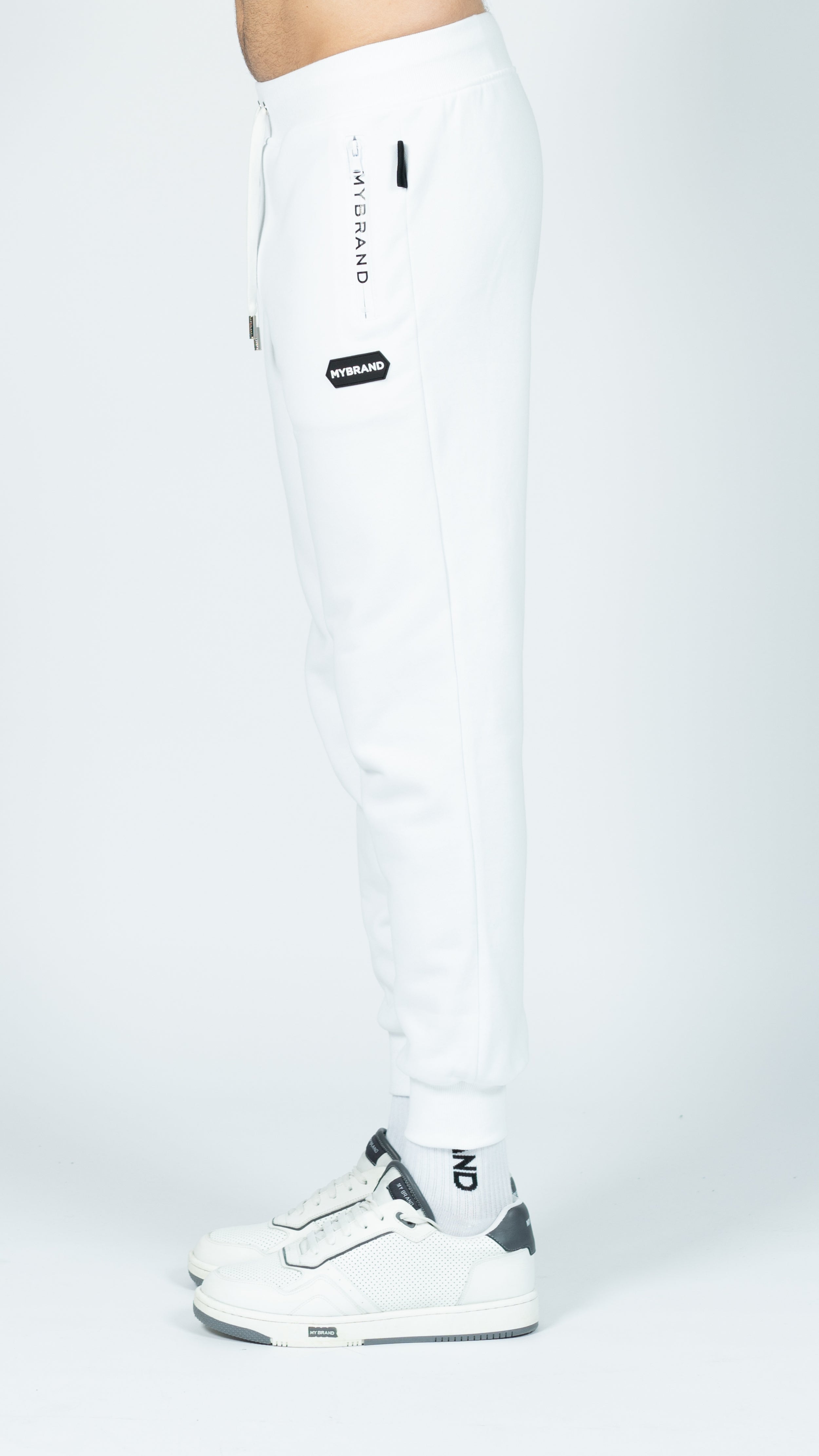 MB HEXAGON PATCH JOGGINGPAN | WHITE