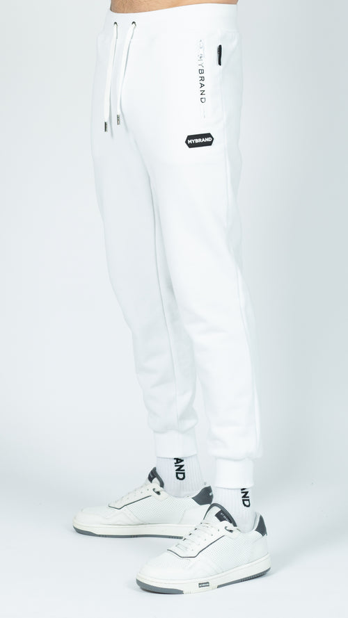 MB HEXAGON PATCH JOGGINGPAN | WHITE