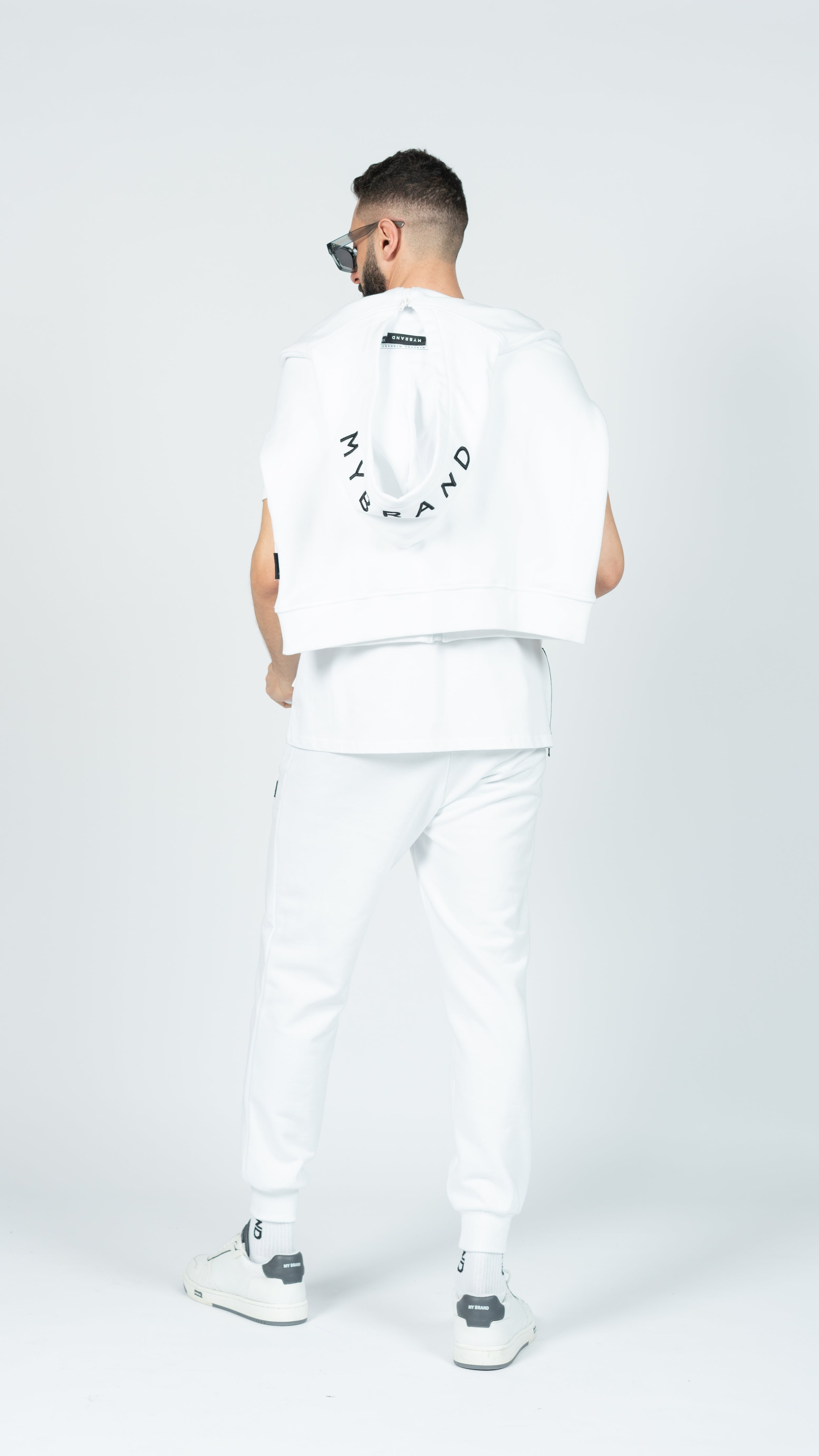 MB HEXAGON PATCH JOGGINGPAN | WHITE