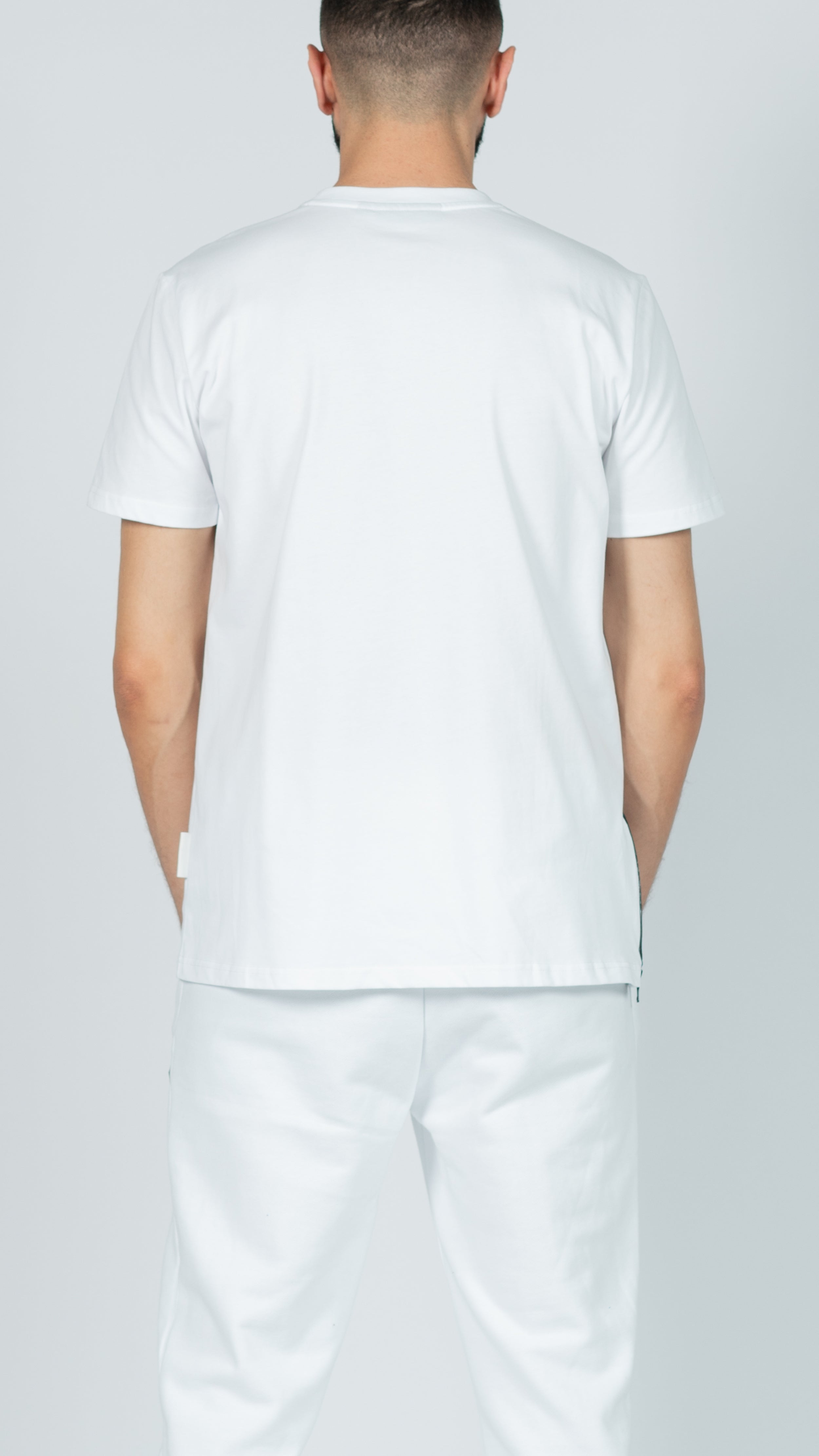 MB HEXAGON PATCH T-SHIRT WH | WHITE