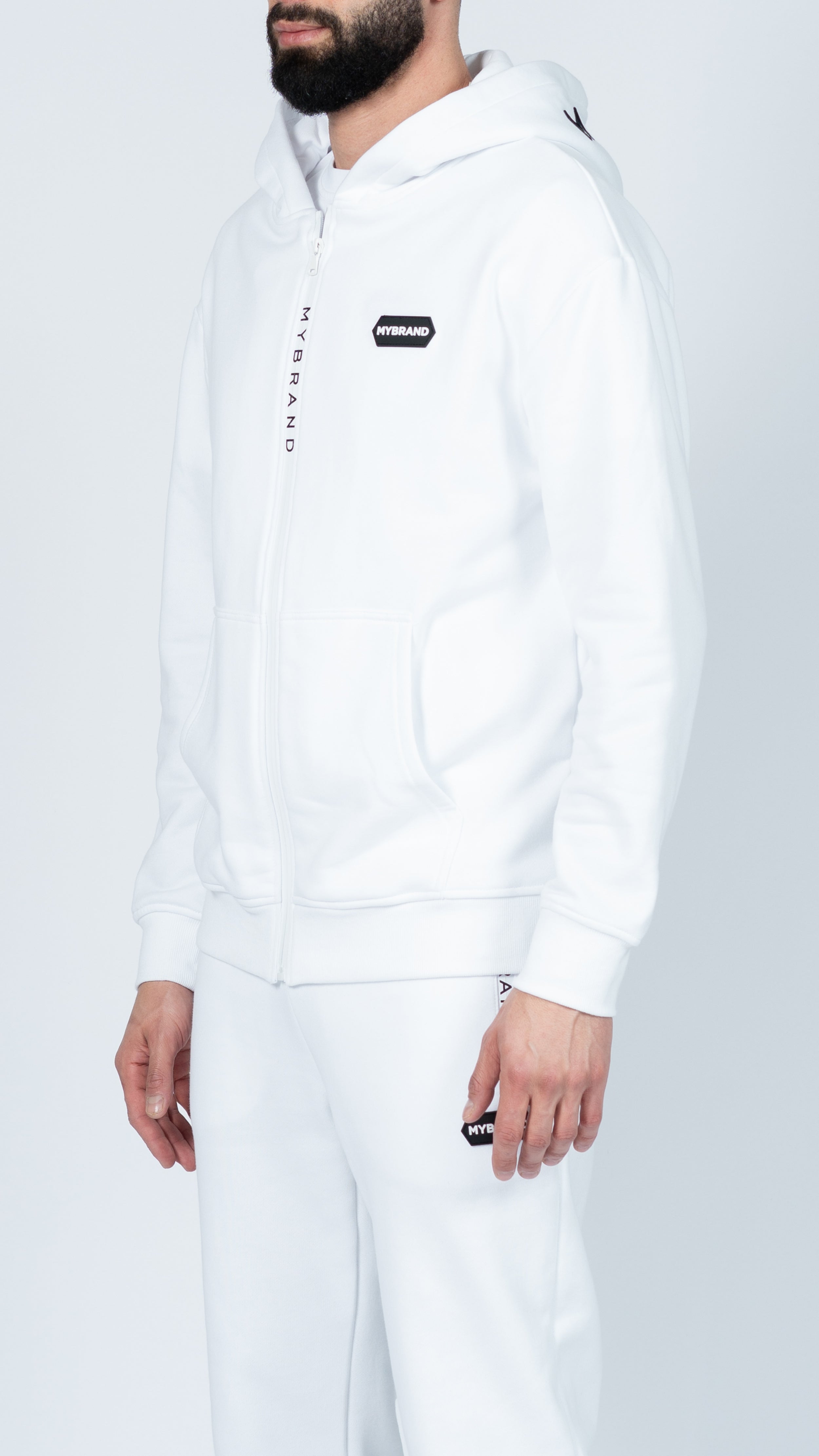 MB HEXAGON PATCH JACKET WHI | WHITE